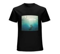 LiteMaid Ben Howard Every Kingdom Vinyl CD Cover Short-Sleeve T-Shirt Black L