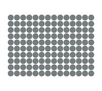 Litemark DOT Decal adesivi per pavimenti e pareti grigio Evelina 1 Inch