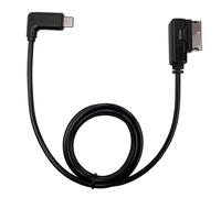 LITEMATIRA Cable auxiliar de interfaz de medios con tipo C Compatible con Mercedes Benz COMAND-APS NTG4.5 B C E G CLS Clase 2011-15 para 17 Pro Max Air 16 16 Pro Max 16e 15 15 Plus 15 Pro Max Android