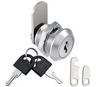 Litensh 16mm Serrature a camma in acciaio inossidabile,Sicurezza Mailbox Lock Cabinet Drawer Cam Lock,con chiavi gemelle per le porte gli armadi gli armadietti e le cassette della posta (1, 16 mm)