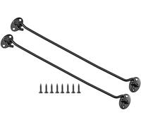 Litensh 2 pz Chiusure a Gancio per Porta da Fienile, Gancio e Chiusura a Occhiello per Cancello, Ganci per Cabina e Serratura a Occhiello per Armadietto, Gancio Girevole per Finestra per Porta