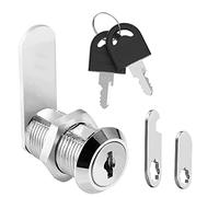 Litensh 30mm Serrature a camma in acciaio inossidabile,Sicurezza Mailbox Lock Cabinet Drawer Cam Lock,con chiavi gemelle per le porte gli armadi gli armadietti e le cassette della posta (1, 30 mm)