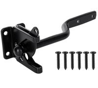 Litensh Chiavistello autobloccante per cancello, leva automatica a gravità, chiavistello per porta, serratura per cancello da giardino, serratura per recinzione in acciaio inossidabile, bullone di