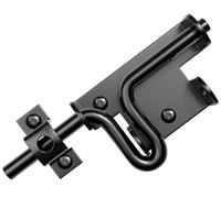 Litensh Chiavistello scorrevole per cancello, serratura per porta con foro per lucchetto, bullone scorrevole per cancello serratura,Chiavistello per Porta in Acciaio Inox Serratura a Chiave