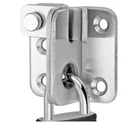 Litensh Flip Latch Slide Bolt Latch Shed Lock Door Bolt Lock for Barn Cabinet Pet Cage Garden Bathroom Garage Window Sliding Door Stainless Steel