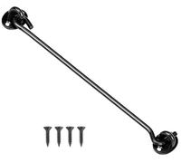 Litensh Serratura a gancio per porta del fienile, gancio e chiusura a occhiello, ganci per cabina e serratura a occhiello, gancio girevole per finestra per porta scorrevole, camera da letto, bagno