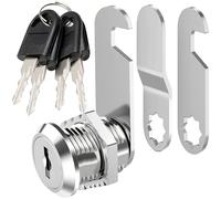Litensh Serratura della Cassetta Postale Con 4 Chiavi, 25mm - Serratura del Cassetto, della Leva e della Camma