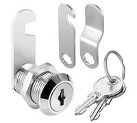 Litensh Serratura per cassetta postale, 20 mm serratura a camma con chiave, serratura per cassetti credenza, serratura per armadietti, serrature per armadietto,serratura per mobili