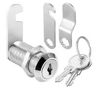 Litensh Serratura per cassetta postale, 35 mm serratura a camma con chiave, serratura per cassetti credenza, serratura per armadietti, serrature per armadietto,serratura per mobili