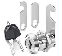 Litensh Serratura per Cassetta Postale Con Chiavi, Armadietto, Cabinet Cam, Letterbox, Cassetti, Dresser, Armadio, Mobili (1, 25MM)