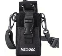 Litensh Supporto per radio tattico custodia radio fondina radio militare borsa con cinturino polizia tattico cintura porta radio per radio bidirezionale GPS telefono walkie talkie archiviazione 20C