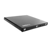 LITEON eBAU108 Slender 8X esterno DVD/CD Writer, per Windows 10 8 7 Vista XP 2000 Linux Mac OS Laptop & Desktop Computer, USB DVD+-R DL 24X CD-RW Burner Unità ottica Nuovo in scatola