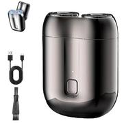 Literalous Shavers, 2025 New Upgrade Pocket Shaver USB Mini Shavers, New Model Mini Dual-Head Electric, USB Charging for Home and Travel (Gray)