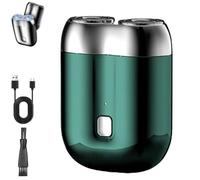 Literalous Shavers, 2025 New Upgrade Pocket Shaver USB Mini Shavers, New Model Mini Dual-Head Electric, USB Charging for Home and Travel (Green)