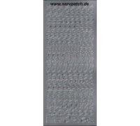 literami kursywa (826) srebrny - naklejki