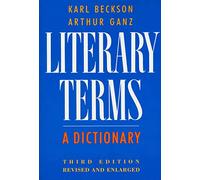 Literary Terms: A Dictionary