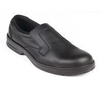 Lites Safety Footwear A845-39 Slip On, Nero