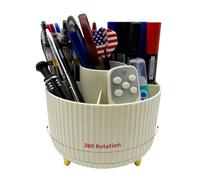 LiteTour Organizer da scrivania girevole a 360°, organizer multiuso da scrivania per ufficio, casa, trucco e cucina, porta cancelleria per penne, spazzole, prodotti per la cura della pelle e sul piano