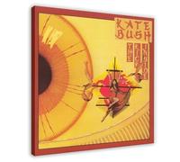 LITGY Poster su tela con copertina dell'album Kate Bush The Kick Inside, stile cornice, 30 x 30 cm