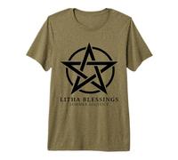Litha Blessings Summer Solstice Wicca Pagan Summer Maglietta Premium