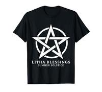 Litha Blessings Summer Solstice Wicca Wiccan Pagan Summer Maglietta