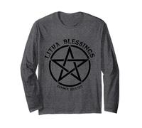 Litha Blessings Wicca Wiccan Paganesimo Solstizio d'Estate Pagano Maglia a Manica