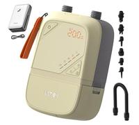 Litheli Pompa elettrica SUP, 20 PSI, con batteria da 12500 mAh, ricaricabile, gonfiaggio/sgonfiaggio intelligente, spegnimento automatico, stand up paddle pompa compressore per SUP