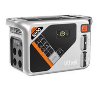 Litheli Powerstation portatile Eclair 1000, generatore di corrente solare da 1800 W, generatore da esterni, 1069 Wh, ricarica rapida 1H, memoria LiFePO4 per campeggio all'aperto, emergenze e camper.