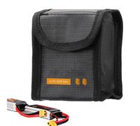 Lithium Battery Storage | Protective Safety Bag, Resistant High Temperature Holder, Durable Design | Securely Store Batteries Chargers Cables Accessories | for Drone Camera Equipment Travel