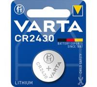 LITHIUM Coin CR2430 (Batteria a bottone, 3V) Blister da 1 3V) Blister da 1, Batteria monouso, CR2430, Litio, 3 V, 1 pz, 290 mAh