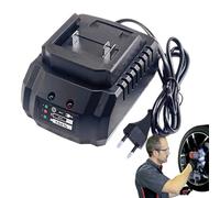 Lithium-Ionen Ladegerät - Elektrowerkzeug Schnellladung Mit Schraubenschlüsselhalter, Robustes Netzgerät | Für Akkubohrer Winkelschleifer Werkzeuge Werkstatt Heimwerker Einsatz