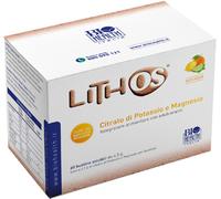 Lithos - Integratore per l'equilibrio acido-base - Gusto Agrumi - 60 bustine