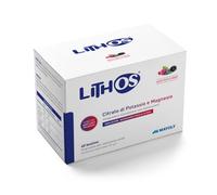 Bio-Health Integratore Lithos, Citrato di Magnesio e Potassio, Senza glutine e lattosio, 60 bustine