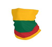 Lithuanian Flag Unisex Passamontagna Tubolare Antivento Fascia Collo Elastico Sciarpa Tubolare per Ciclismo Sport Trekking Invernale