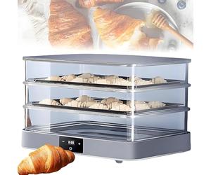Litificatore elettrico per pane da 40 litri con controllo di umidità e temperatura, cella di lievitazione per pane a lievitazione naturale, yogurtiera, fermentazione uniforme