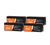 LiTime 12V 200Ah PLUS Batteria Litio, Batteria Litio 12V con BMS 200A (4 Confezioni 12V200Ah Plus)