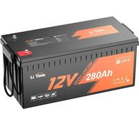 LiTime 12V 280Ah Batterie Lifepo4 Basse Temperature Protezione, Litio Batterie al Litio con 200A BMS, Lifepo4 12v per l'impianto Solare Camper Campeggio Barca l'accumulo di Energia in Casa