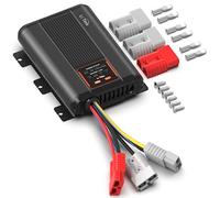 LiTime 12V 40A DC a DC Caricabatterie per Batterie al Litio, Piombo Acido, SLA, Gel, AGM e Calcio da 12V, Caricabatterie per auto con Protezione Intelligente Della Carica, Rapido Caricatore