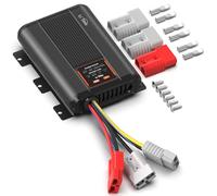 LiTime 12V 40A DC a DC Caricabatterie per Batterie al Litio, Piombo Acido, SLA, Gel, AGM e Calcio da 12V, Caricabatterie per auto con Protezione Intelligente Della Carica per Caravan Barche e Yacht
