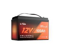 LiTime Batteria Lifepo4 12V 100Ah con Autoriscaldamento, Batterie Litio 12V 100Ah con 100A BMS e Protezione Basse Temperature, Max 15000 Cicli, per Caravan Barche Energetico Domestico Sistema Solare