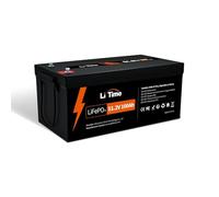 Litime Batteria Lifepo4 Litio 51,2V 100Ah con BMS 100A e Cella di Classe A, 15000 Cicli, 10 Anni di Vita, 51,2V Batteria Litio per Case Solari, Caravan, Carrello da Golf, Fuori Rete