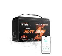 LiTime Batteria Litio 36V 50Ah LiFePO4 con Bluetooth per Barche, Yacht