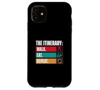 L'itinerario Passeggiata Mangia Ripeti Divertente Tour Guide Tour Guide Custodia per iPhone 11