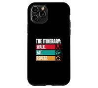 L'itinerario Passeggiata Mangia Ripeti Divertente Tour Guide Tour Guide Custodia per iPhone 11 Pro