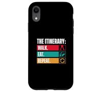 L'itinerario Passeggiata Mangia Ripeti Divertente Tour Guide Tour Guide Custodia per iPhone XR