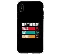 L'itinerario Passeggiata Mangia Ripeti Divertente Tour Guide Tour Guide Custodia per iPhone XS Max