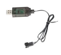 Litinliv USB Cavo Caricatore Caricabatterie RC universale con spina SM-3P Plug per 2S batteria LiPo da 7,4V 1000 mA Compatibile RC Car/Auto/Aereo/Drone/Barca RC