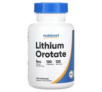 LITIO - OROTATO DI LITIO NUTRICOST 5mg 120 teggiecaps ANSIA DA DEPRESSIONE