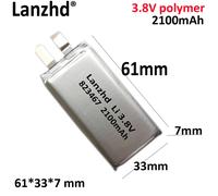 Litio polimerico ad alta velocità da 3,7 V Adatto per mini 3, 3 Pro Cell batteria di volo drone power cell 823467 2100 mAh 67 * 34 * 8,2 mm