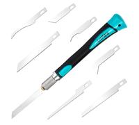 LitKiwi - Kit per sega a mano (con 14 lame per sega), coltello per seghetto da modellazione, mini kit fai da te per lavori artigianali, fai da te e altri tagli fini